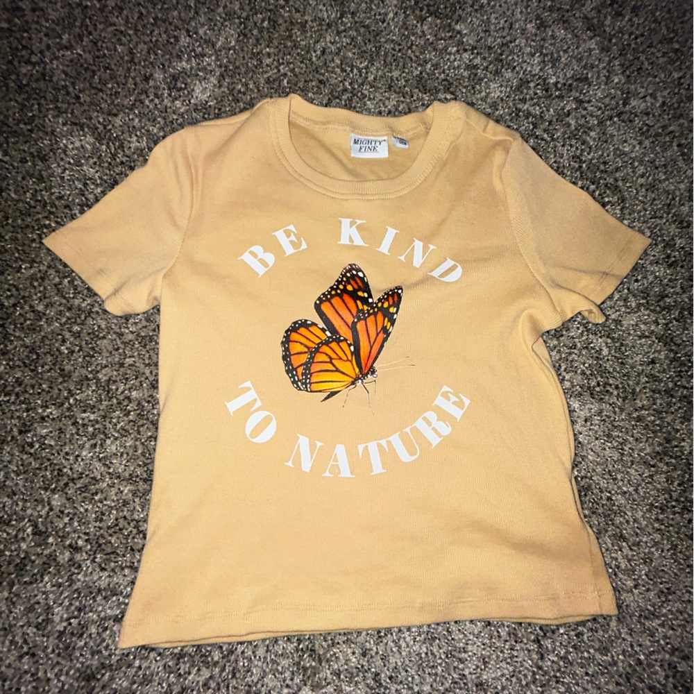 Might Fine yellow t-shirt